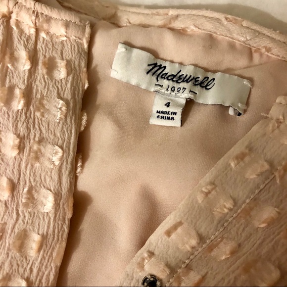Blush Madewell Clipdot Dress - Picture 5 of 7